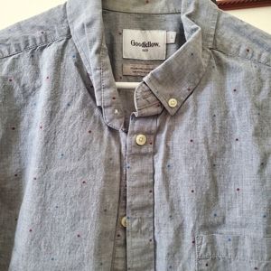 Goodfellow &Co men's slim dress shirt Large